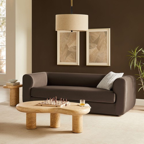 Leif sofa chocolate - chocolate, brown